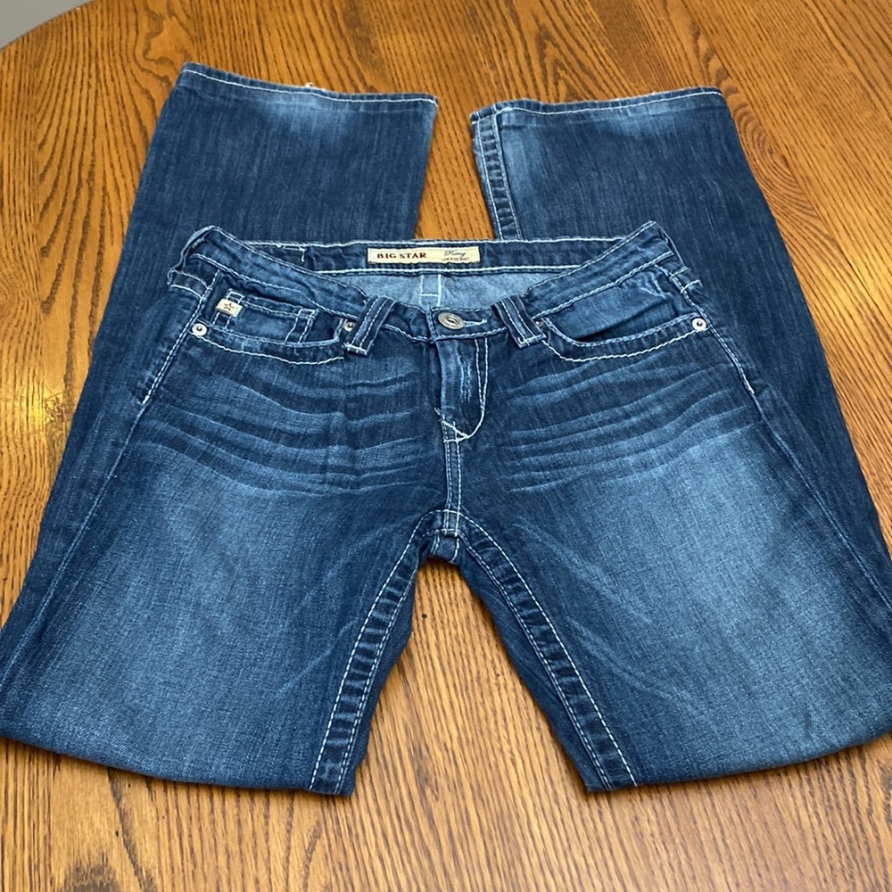 Big Star Remy Low Rise Stretch Boot Cut Jeans - Picture 5 of 11